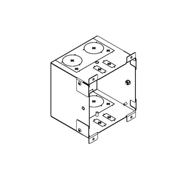 Produktbild WAD 102 200  -  Wandauslass WAD Gehäuse Typ 2 für Steckdoseneinsatz